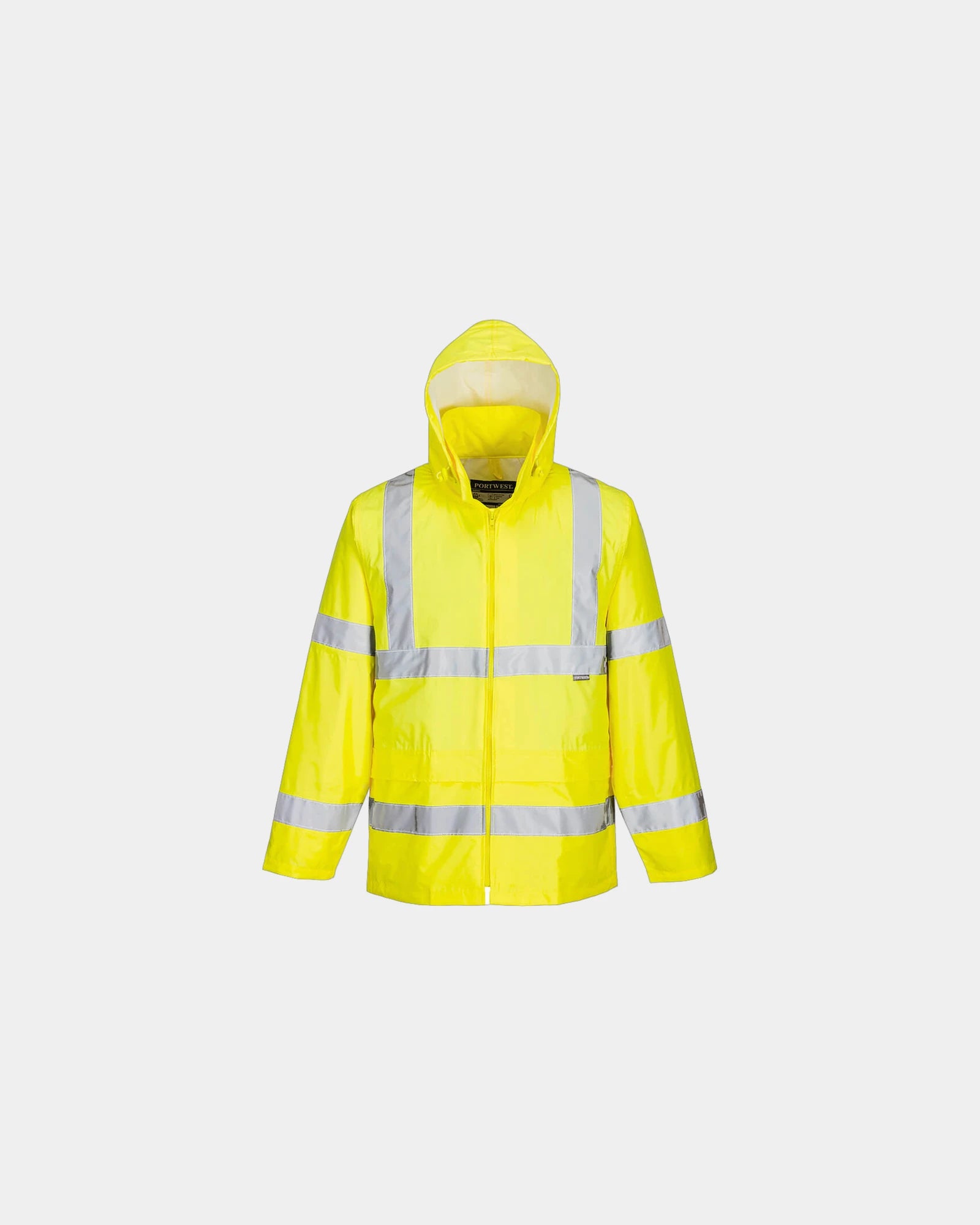 Giacca antipioggia alta visibilità da personalizzare - Giallo